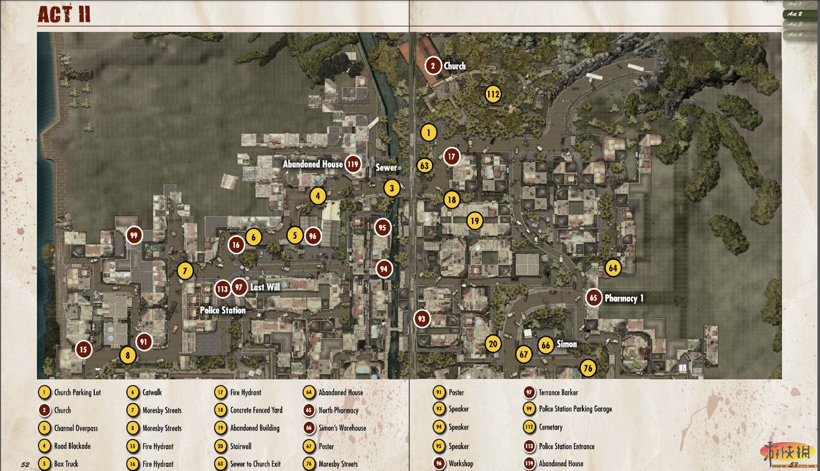 死亡公园地图图片